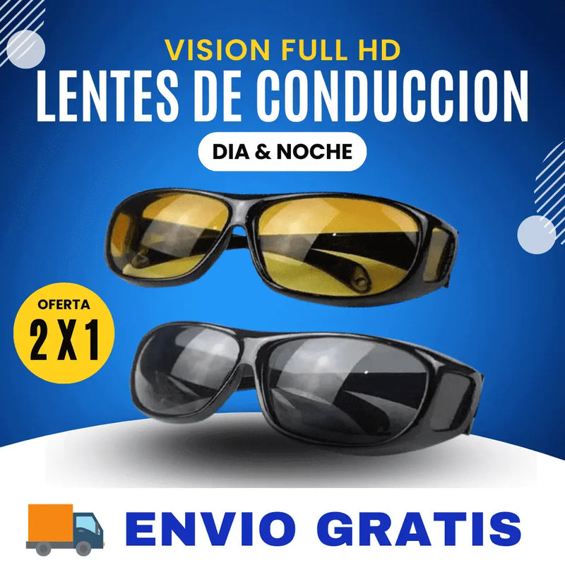 Pack (2x1) LENTES DE CONDUCIR: Visión TotalHD Noche & Día